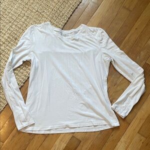 Eddie Bauer FreeDry White Long Sleeve Tee